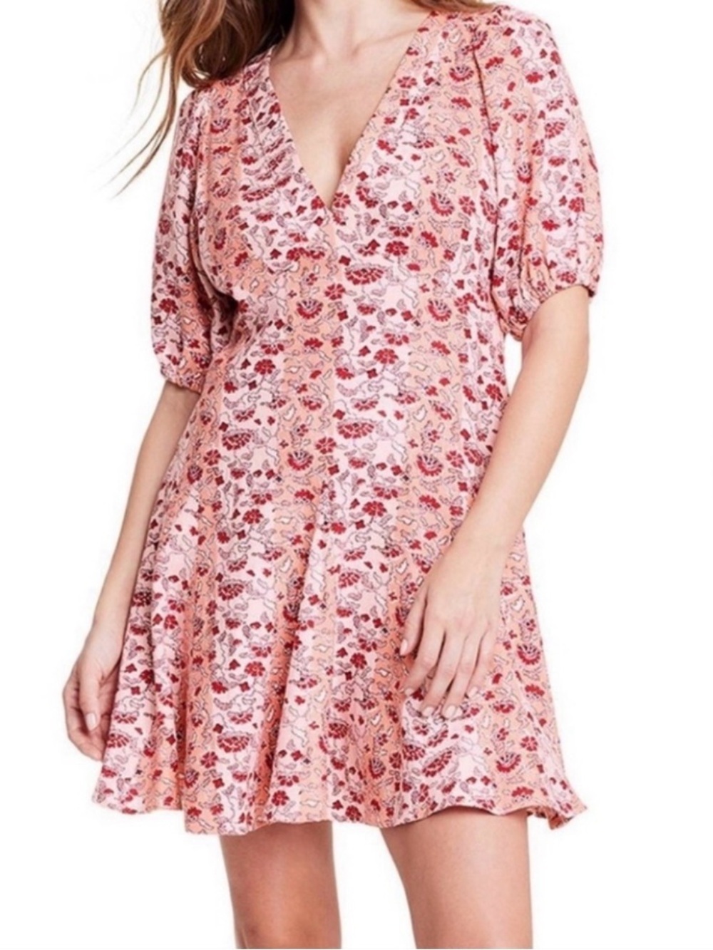 RHODE x Target Whimsical Floral Print Short Sleeve Mini Dress Size 20